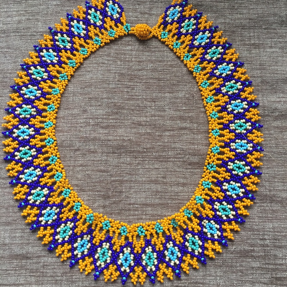 New handmade necklace ❤️💛💙